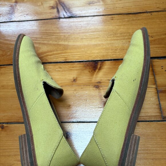 Sperry Top-Sider Seaport Leavy Nautical Canvas Loafer in Yellow - Picture 4 of 5